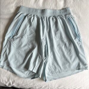 ALO Yoga Men's Sky Blue Athletic Shorts